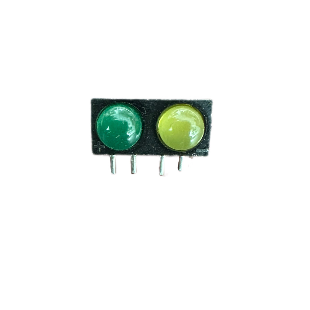LED قابدار دو ردیفه  سبز و زرد-2